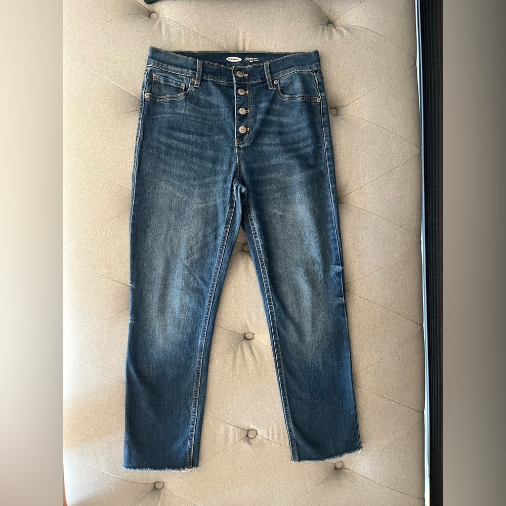 Old Navy Classic Blue Mid-Rise Power Jeans - 29” waist